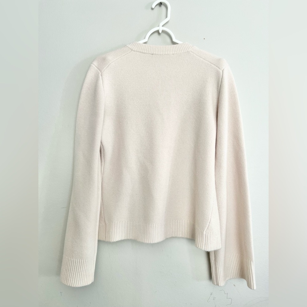 Jenni Kayne Cooper Cashmere Cardigan Warm Ivory Size Large - Picture 6 of 8